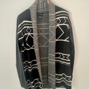 Central Park West Tribal Sweater with Leather